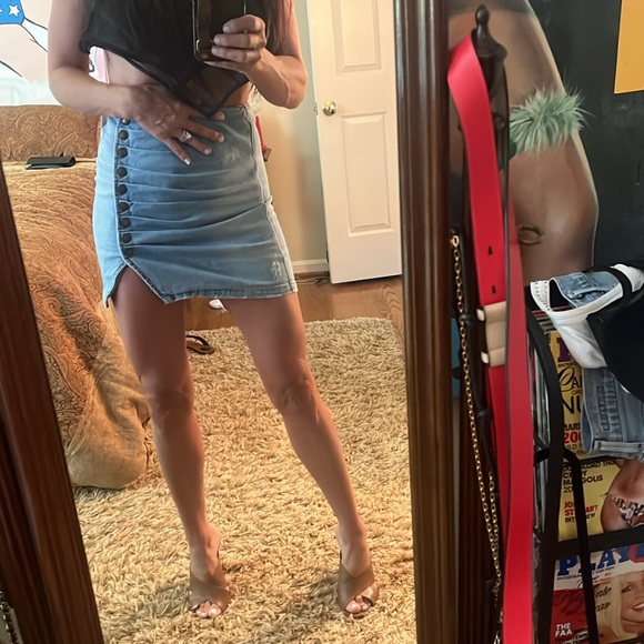 Retrofete Denim Skirt Size small - Picture 10 of 10